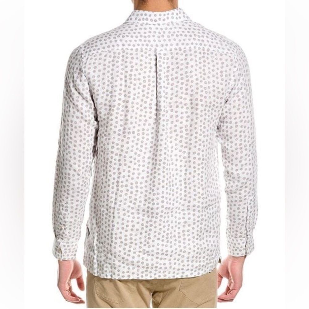 Ted Baker
Men's White Aillon Linen Shirt white and cream polkadot 4 large - Picture 4 of 12